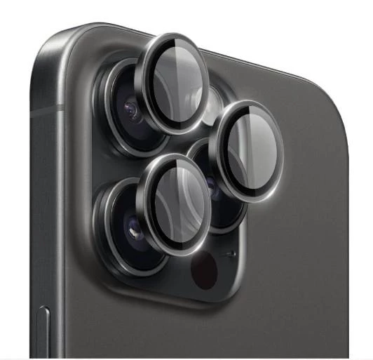 16 Pro & 16 Pro Max Uyumlu Kamera Koruma A++ Premium Kalite Çizilmez Kolay Safir Lens Koruyucu - 3