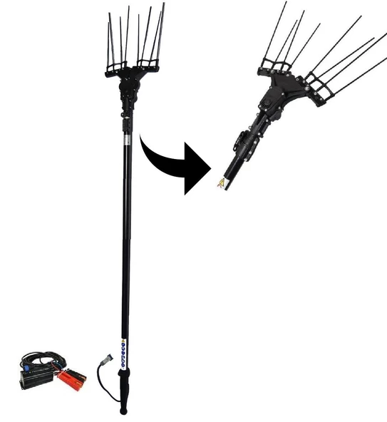 Olive Power Master Pro Akülü Zeytin Hasat Makinası 33v Devir Ayarlı Mavi Siyah Kırmızı Sarı - 2