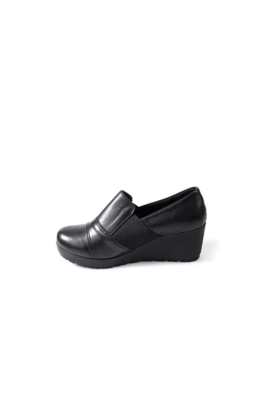 Papuçcity Ahd 5035 Hakiki Deri Dolgu Topuk Kadın Günlük Ayakkabı - 3