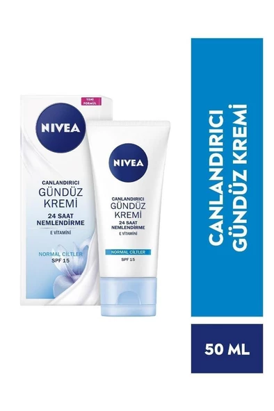 Nivea Essentials Canlandırıcı Ve Nemlendirici Gündüz Yüz Kremi 50ml,normal Ciltler,spf 15 Güneş Koruması