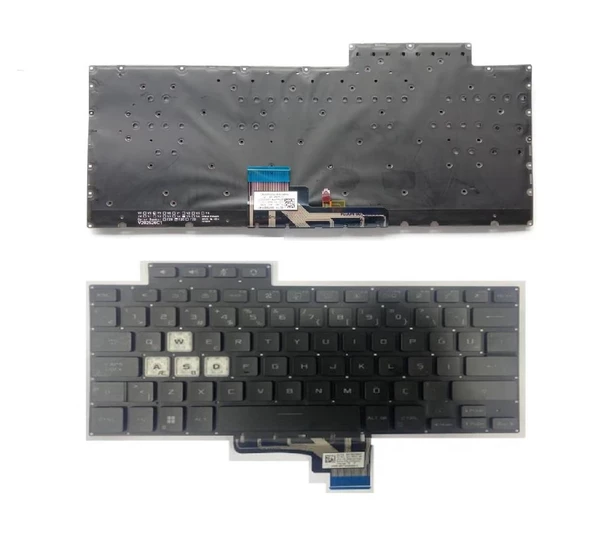 Asus TUF Dash F15 FX516PC-HN558W Klavye Tuş Takımı TR Işıklı