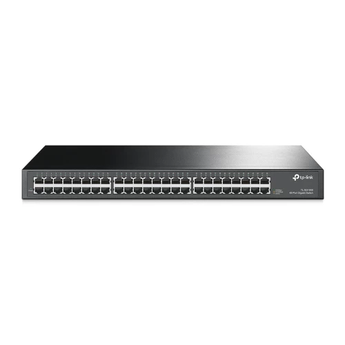 TP-LINK TL-SG1048, 48 Port, GigaBit, Metal Kasa, Yönetilemez, Rackmount Switch