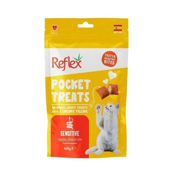 Reflex Pocket Treats Sensitive Kedi Ödül Maması 60 Gr