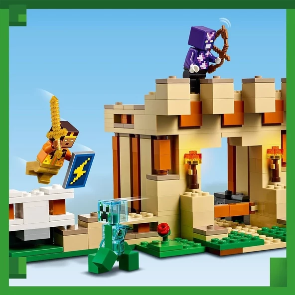 Lego Demir Golemi Kalesi İron Golem Fortress 21250 - 7