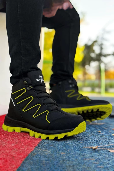 Big King Siyah Sarı Street Erkek Outdoor Trekking Bot - Resim 2