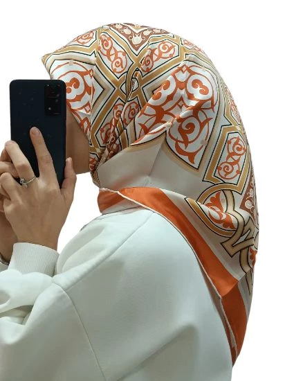 LEVİDOR İ-3828 TWİLL İPEK EŞARP - 10