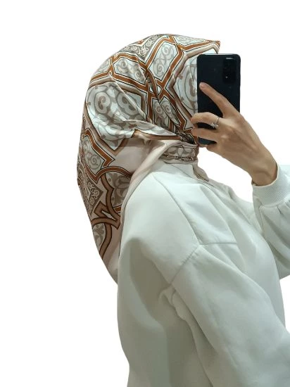 LEVİDOR İ-3828 TWİLL İPEK EŞARP - 5