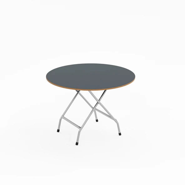 Eportatif Katlanır Masa ve 4 Adet Sandalye Seti Füme 1464 - 9