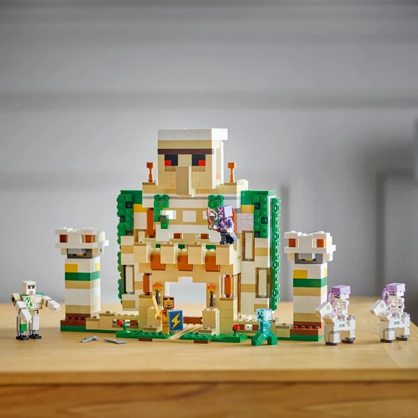Lego Demir Golemi Kalesi İron Golem Fortress 21250 - 4