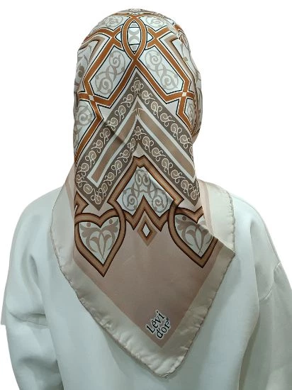 LEVİDOR İ-3828 TWİLL İPEK EŞARP - 6