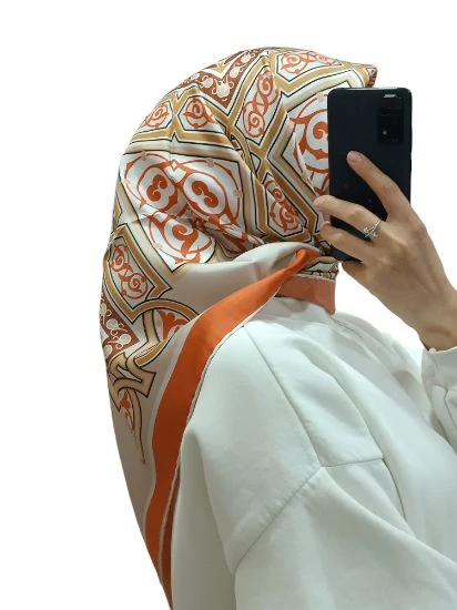 LEVİDOR İ-3828 TWİLL İPEK EŞARP - 11