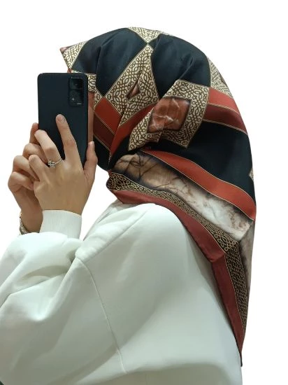 LEVİDOR İ-3863 TWİLL İPEK EŞARP