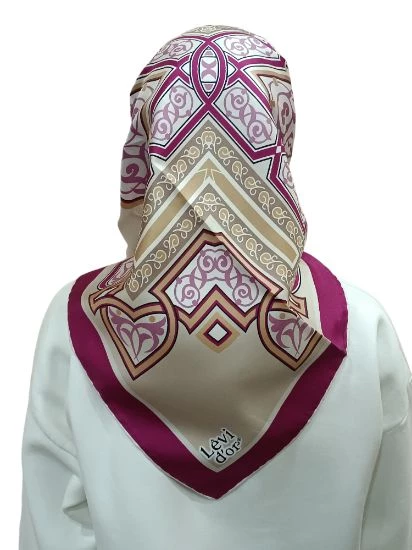 LEVİDOR İ-3828 TWİLL İPEK EŞARP - 9