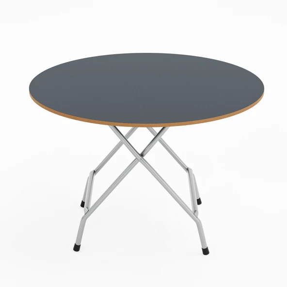 Eportatif Katlanır Masa ve 4 Adet Sandalye Seti Füme 1464 - 7