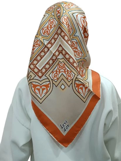 LEVİDOR İ-3828 TWİLL İPEK EŞARP - 12