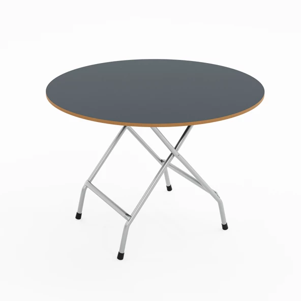 Eportatif Katlanır Masa ve 4 Adet Sandalye Seti Füme 1464 - 8