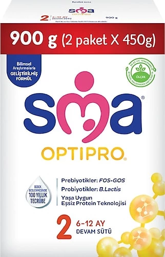 SMA Optipro 2 (6-12 Ay) Devam Sütü 900 gr