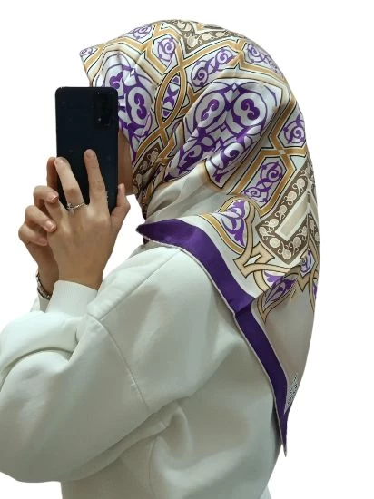 LEVİDOR İ-3828 TWİLL İPEK EŞARP