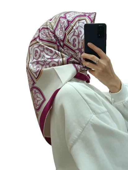 LEVİDOR İ-3828 TWİLL İPEK EŞARP - 8