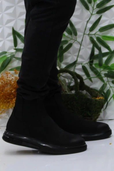 Hammer Jack 24895 Siyah Nubuk Orijinal Ürün Hakiki Deri Chelsea Erkek Bot ürün görseli