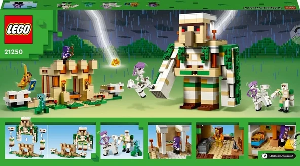 Lego Demir Golemi Kalesi İron Golem Fortress 21250 - 3