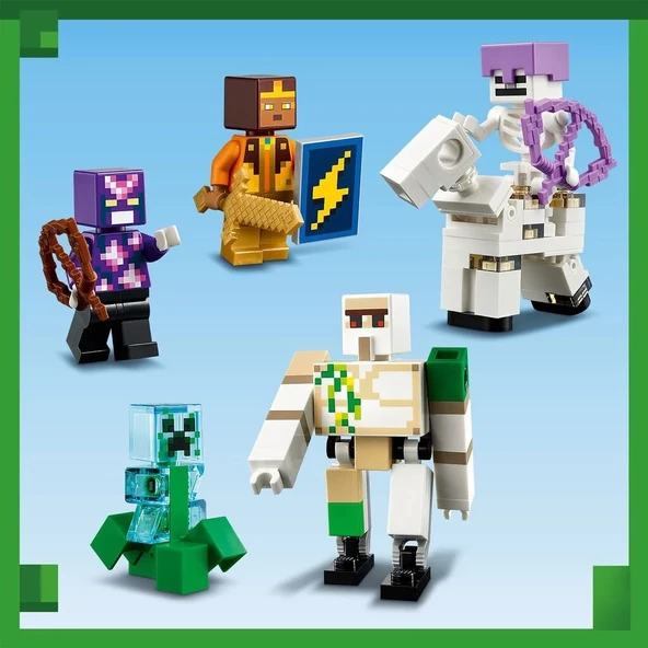 Lego Demir Golemi Kalesi İron Golem Fortress 21250 - 5