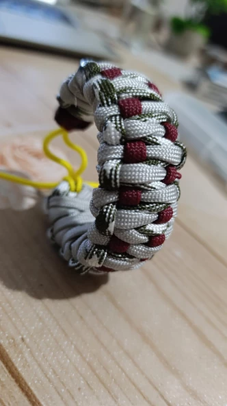 SELANOGLUDESİGN - Koyu ve sade renkli paracord bileklik - 3