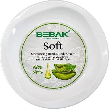 BEBAK ALOE VERA SOFT NEMLENDİRİCİ BAKIM KREMİ 300 ML