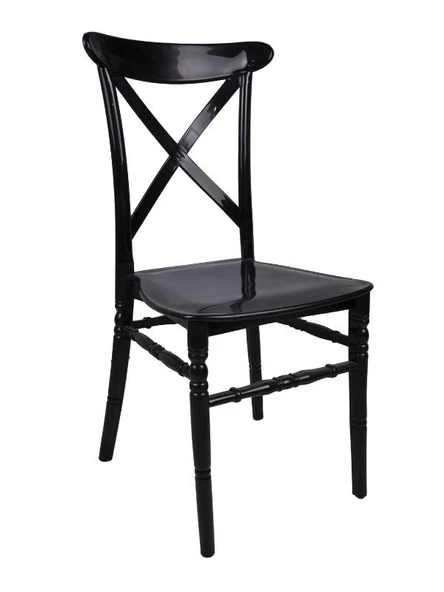 Mandella Silver Sandalye D Modeli (2 Adet) Siyah ürün görseli