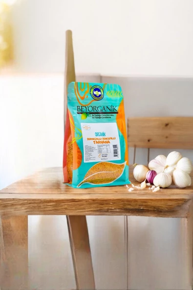 Organik Zerdeçallı-Zencefilli Tarhana 300gr (EKSTRA SOĞAN-SARIMSAK İLAVELİ) - 5