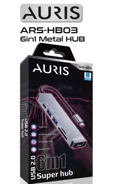 HUB 6 in 1 METAL