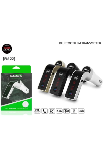 Subzero Fm22 2.5a Bluetooth Fm Transmitter