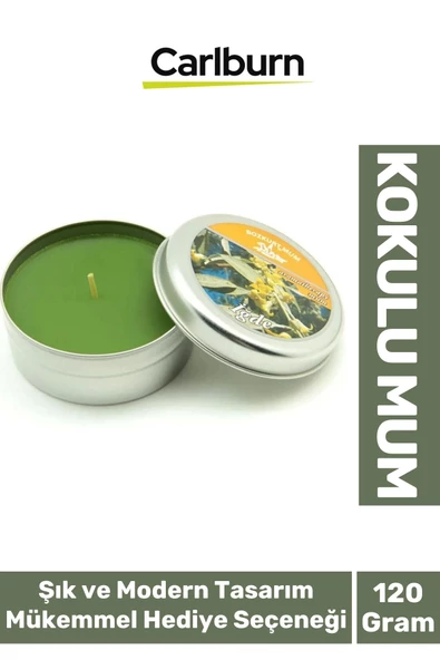 Özel Üretim Aromaterapi Arınma Huzur Meditasyon Yoga Esans Dekoratif Mum Oda Kokusu 120G Teneke Kutu