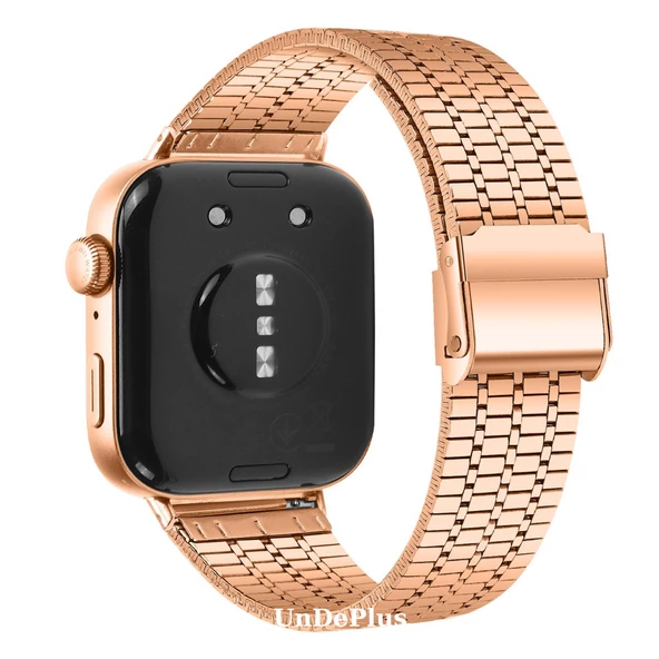 Huawei Watch Fit 4/Fit 4 Pro/Fit 3 Kordon Pul Dizayn Metal Kordon Balık Sırtı - 2