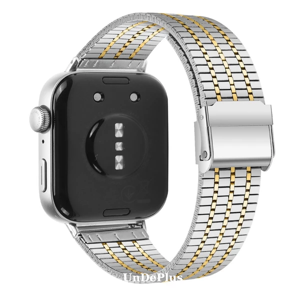 Huawei Watch Fit 4/Fit 4 Pro/Fit 3 Kordon Pul Dizayn Metal Kordon Balık Sırtı - 5