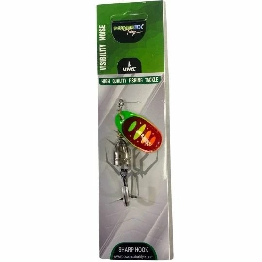 Powerex Spinner 6 No 18 gr 5,7 cm Döner Kaşık 7082 - Turna Kaşığı Gökkuşağı Modeli Spin Kaşığı