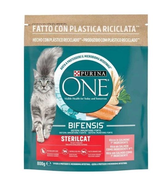 Purina One Steril Somonlu Kısırlaştırılmış Kedi Maması 800gr