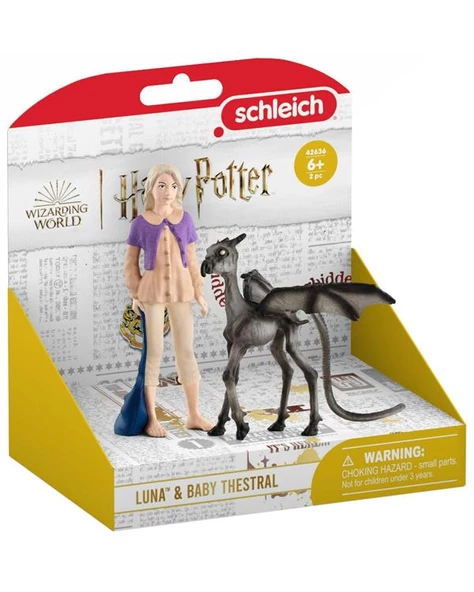 Schleich Harry Potter Büyücülük Dünyası Mini Figür Luna ve Baby Thestral 42636