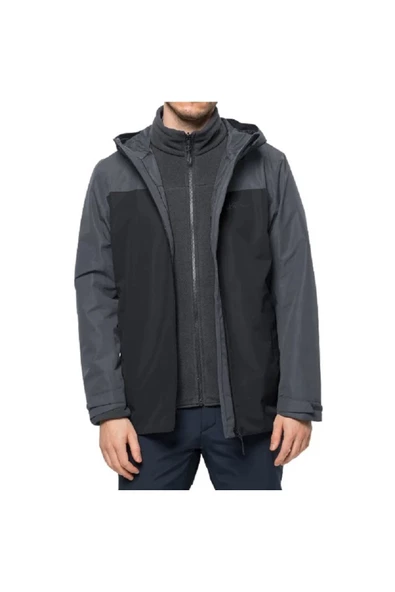 JACK WOLFSKIN ERKEK TAUBENBERG 3IN1 JKT M MONT 1115311-6350 - 4