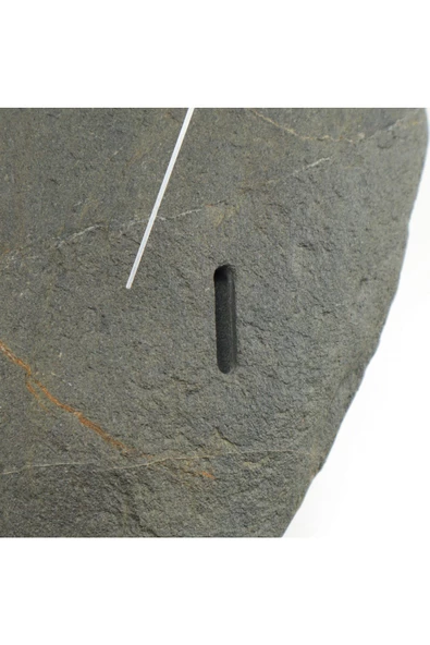 Duvar Saati Taş Doğal - 29×16.5×4.5cm - 4