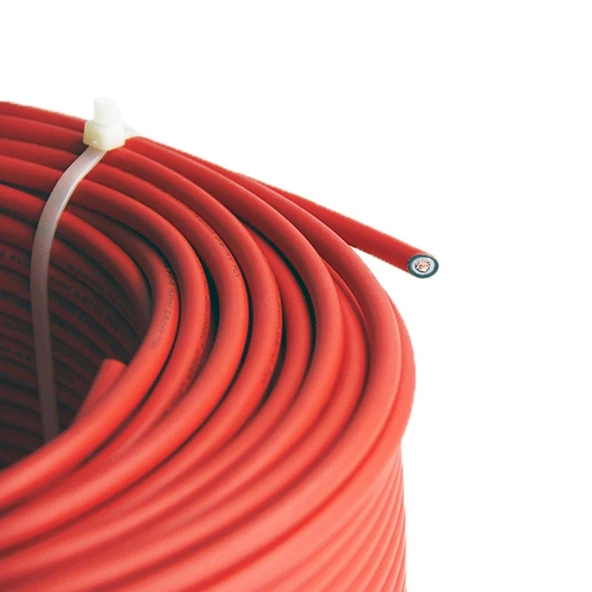 DC Kırmızı 1 Metre (10.0mm - Kesit) Solar Kablo - Resim 2
