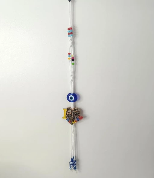 Nazar Boncuklu Kötü Göz Kovucu Dikiz Ayna Duvar Bahçe Ağaç Teras Balkon Süsleme