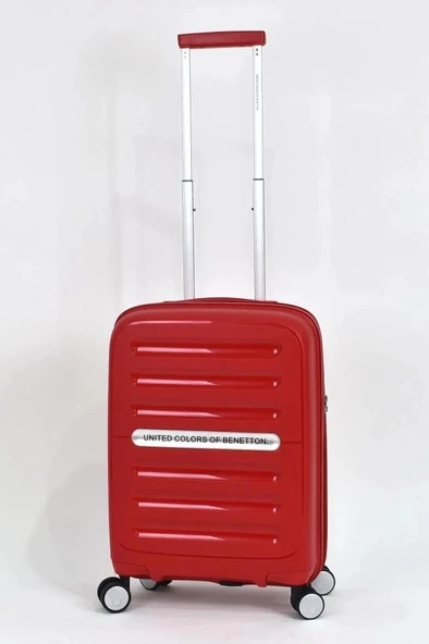 Benetton Trolley Valiz Kırmızı Büyük Boy 14BNT1000-01-KR - 9