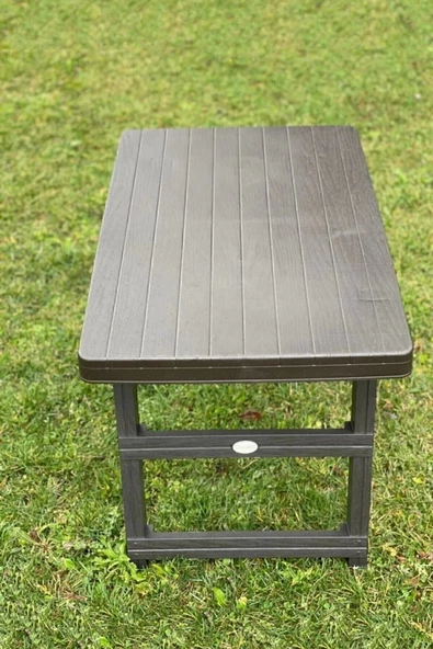 Portatif Büyük Boy Katlanabilir Plastik Kamp Piknik Sehpası Katlanır Bahçe Balkon Kamp Masası - 2