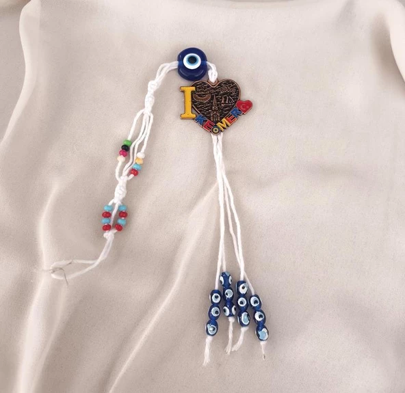 Nazar Boncuklu Kötü Göz Kovucu Dikiz Ayna Duvar Bahçe Ağaç Teras Balkon Süsleme - 2