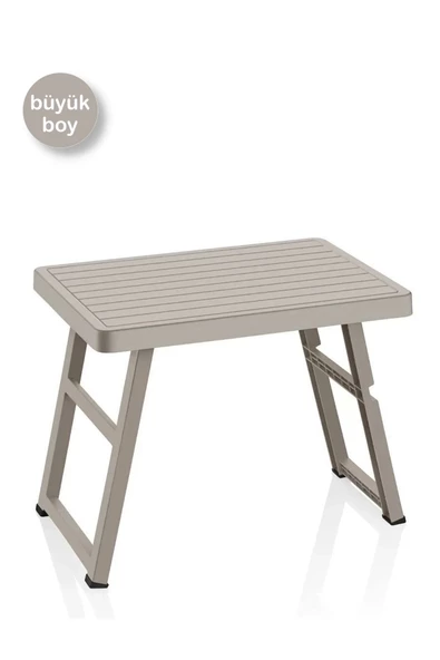 Tilbe Home Portatif Büyük Boy Katlanabilir Kamp Piknik Masası Katlanır Bahçe Balkon Kamp Karavan Masası