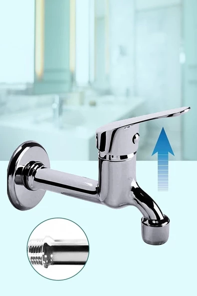 6 lı Duş Seti Duş Robotu Banyo Bataryası Lavabo Bataryası Havluluk Peçetelik Musluk - 5