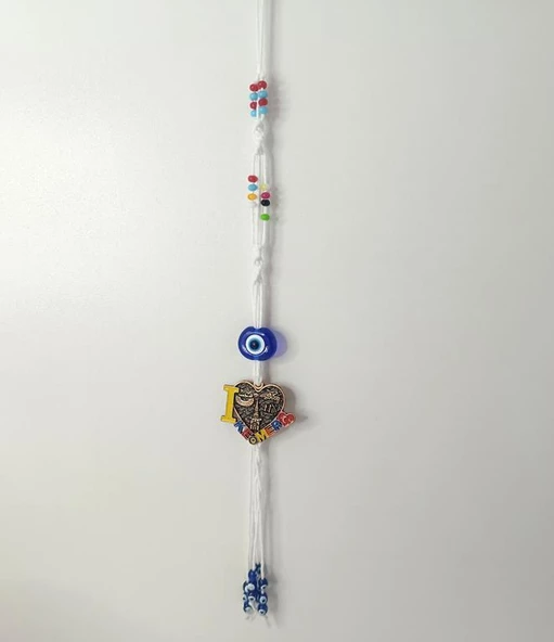 Nazar Boncuklu Kötü Göz Kovucu Dikiz Ayna Duvar Bahçe Ağaç Teras Balkon Süsleme - 4