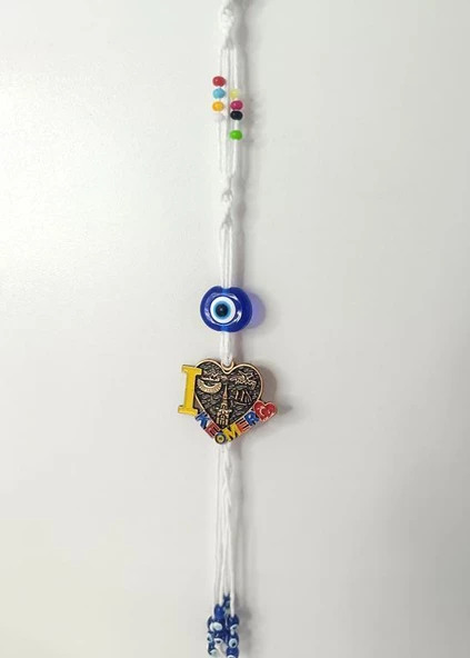 Nazar Boncuklu Kötü Göz Kovucu Dikiz Ayna Duvar Bahçe Ağaç Teras Balkon Süsleme - 3