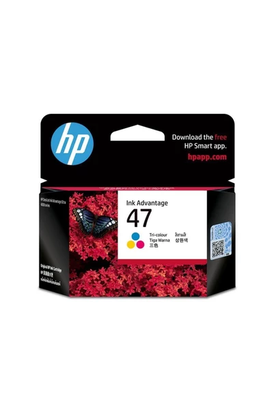 HP 47 Tri-color Original Ink Cartridge 6ZD61AE